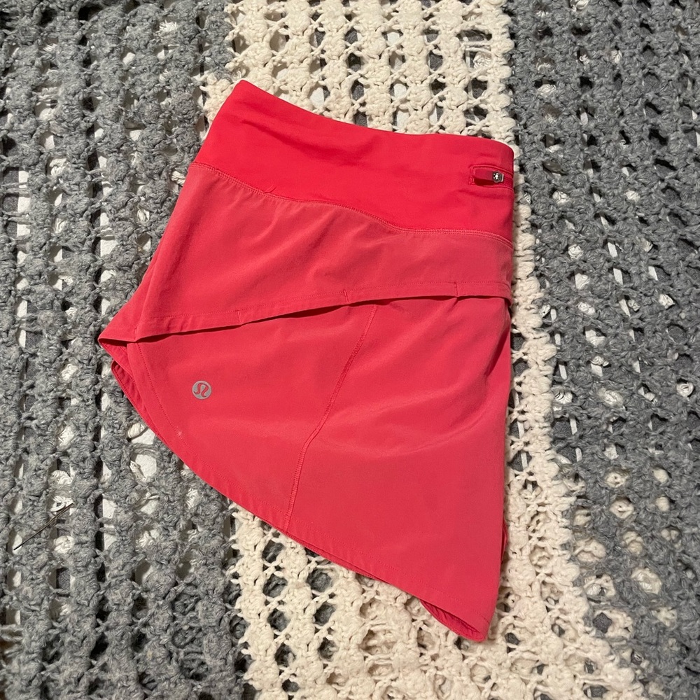 Lululemon Athletica Pink Speed Shorts